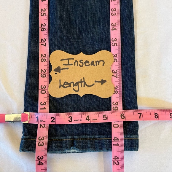 Silence + Noise Straight Leg Lightly Distressed Denim Jeans Size 28 - Picture 13 of 13